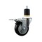 Service Caster 3.5'' Black Poly Swivel 1-7/8'' Expanding Stem Caster Total Lock Brake SCC-EXTTL20S3514-PPUB-BLK-178 - alternate 1